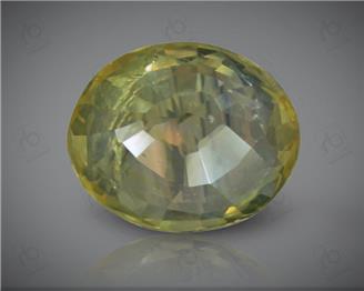 Natural Yellow  SapphireCertified 4.05CTS-17458